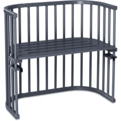 Babybay Beistellbett Original Schiefergrau Extra Belüftet