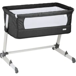 BabyGO Beistellbett Together Dark Grey Special Edition