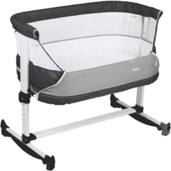 BabyGO Beistellbett Vivaldi Dark Grey