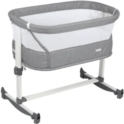 BabyGO Beistellbett Vivaldi - Grey