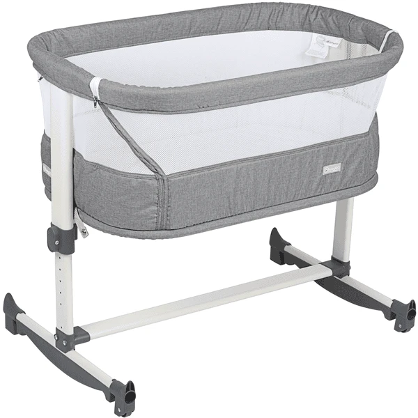 BabyGO Beistellbett Vivaldi - Grey 1 BabyGO Beistellbett Vivaldi - Grey
