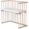 Dreamgood Beistellbett Buche Natur | Matratze Prime Air