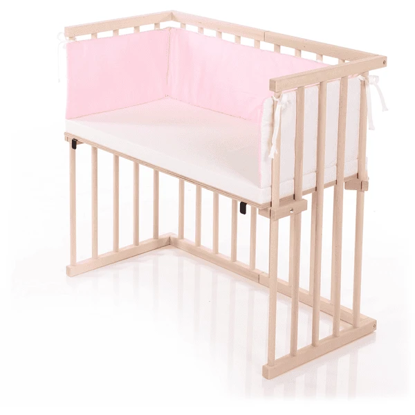 Dreamgood Beistellbett Natur Inkl. Matratze Prime Und Nestchen Rose / Weiß 1 Dreamgood Beistellbett Natur Inkl. Matratze Prime Und Nestchen Rose / Weiß