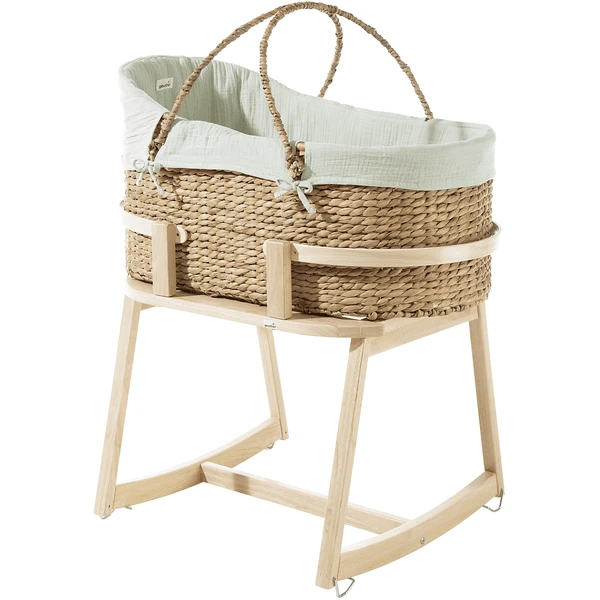 Geuther Moses Basket Set Inkl. Füße Mint 1 Geuther Moses Basket Set Inkl. Füße Mint