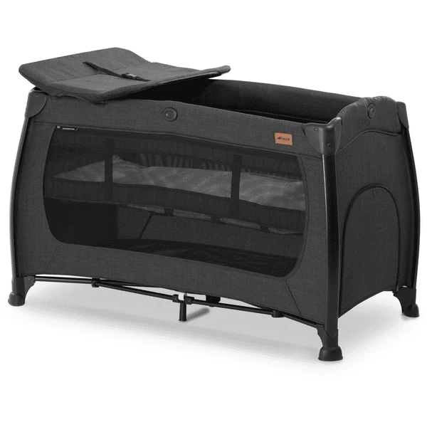 Hauck Reisebett Play N Relax Center Melange Black 1 Hauck Reisebett Play N Relax Center Melange Black