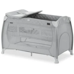 Hauck Reisebett Play N Relax Center Quilted Grey