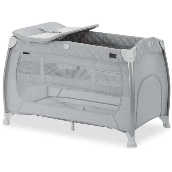 Hauck Reisebett Play N Relax Center Quilted Grey 1 Hauck Reisebett Play N Relax Center Quilted Grey