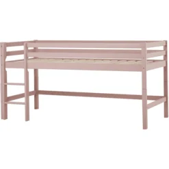 Hoppekids Halbhochbett Basic Pale Rose 90 X 200 Cm