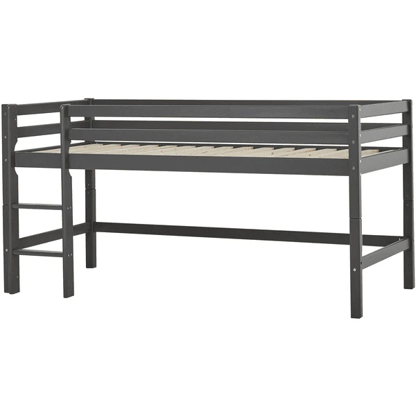 Hoppekids Halbhochbett Basic Smoked Pearl 90 X 200 Cm 1 Hoppekids Halbhochbett Basic Smoked Pearl 90 X 200 Cm