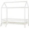 Hoppekids Hausbett Basic Weiß 90 X 200 Cm Mit Leiter