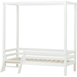 Hoppekids Himmelbett Basic Weiß 70 X 160 Cm Mit Leiter