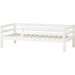 Hoppekids Juniorbett Basic Weiß 70 X 160 Cm Mit Rausfallschutz