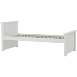 Hoppekids Maja Deluxe Sofabett 90 X 200 Cm Lattenrost Weiß 1 Hohes Und 1 Mittleres Bettende