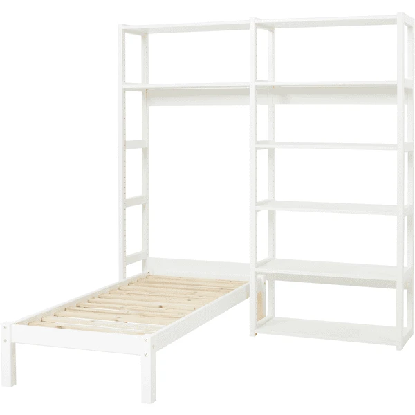 Hoppekids Regal Set Storey Mit 8 Regalböden Und Einzelbett 70 X 160 Cm 1 Hoppekids Regal Set Storey Mit 8 Regalböden Und Einzelbett 70 X 160 Cm