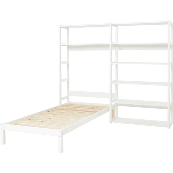 Hoppekids Regal Set Storey Mit 8 Regalböden Und Einzelbett 90 X 200 Cm 1 Hoppekids Regal Set Storey Mit 8 Regalböden Und Einzelbett 90 X 200 Cm