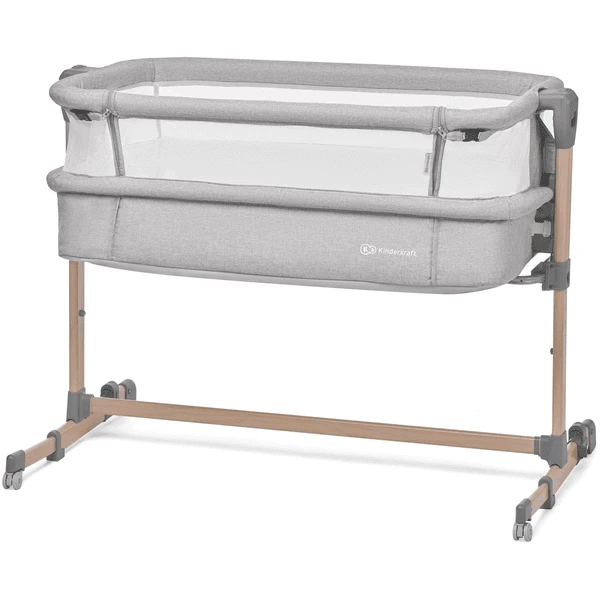 Kinderkraft Beistellbett NESTE AIR Gray Wood 1 Kinderkraft Beistellbett NESTE AIR Gray Wood