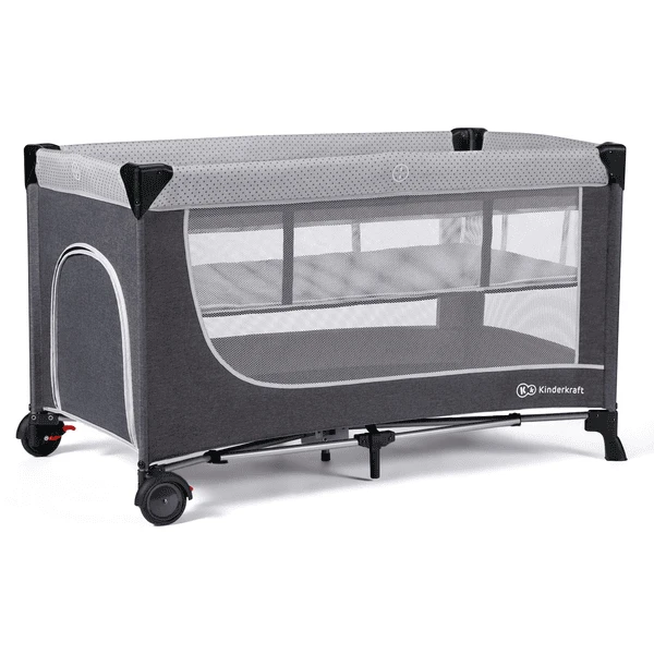 Kinderkraft Reisebett LEODY Grey 1 Kinderkraft Reisebett LEODY Grey