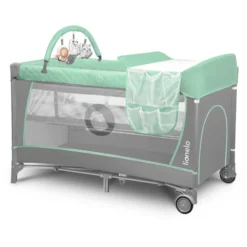 Lionelo Reisebett Flower Turquoise