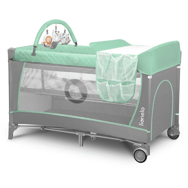 Lionelo Reisebett Flower Turquoise 1 Lionelo Reisebett Flower Turquoise