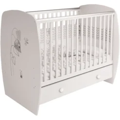Polini Kids Babybett French 710 Amis Weiß