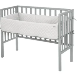 Roba Beistellbett 2in1 Taupe Style Grau