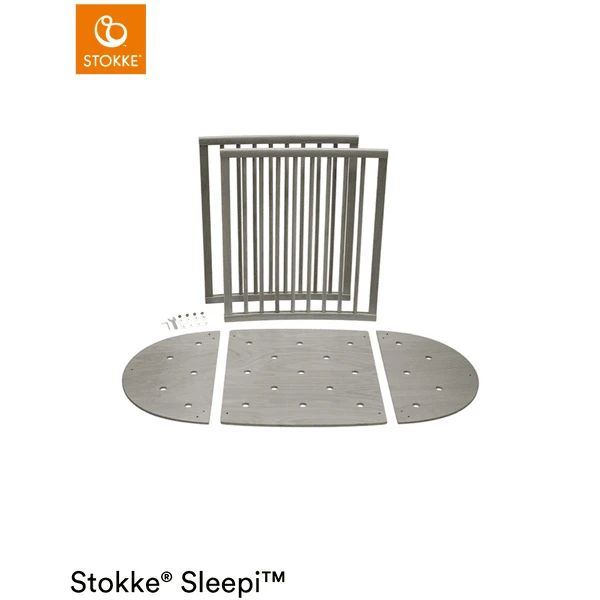 STOKKE® Sleepi™ Kinderbett Umbausatz V3 Hazy Grey 1 STOKKE® Sleepi™ Kinderbett Umbausatz V3 Hazy Grey