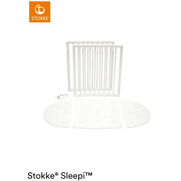STOKKE® Sleepi™ Kinderbett Umbausatz V3 Weiß 1 STOKKE® Sleepi™ Kinderbett Umbausatz V3 Weiß