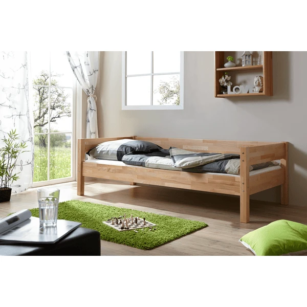 TiCAA Einzelbett Robby Buche Massiv Natur 90 X 200 Cm 1 TiCAA Einzelbett Robby Buche Massiv Natur 90 X 200 Cm